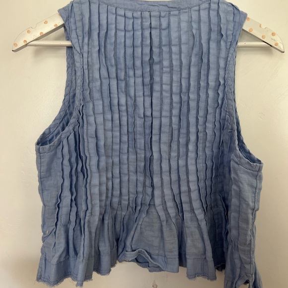 Anthropologie pleated linen tank - Picture 4 of 8